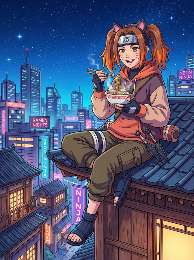 黑丝动漫-猫耳忍者日常